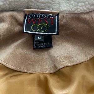 Leather studio coast jacket medium